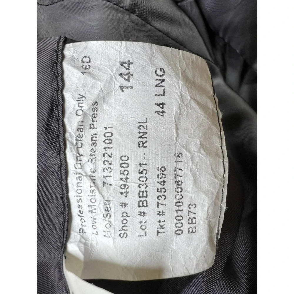 Brooks Brothers Suit Jacket Mens 44L Gray Plaid Drago Regent Wool 2 Button USA